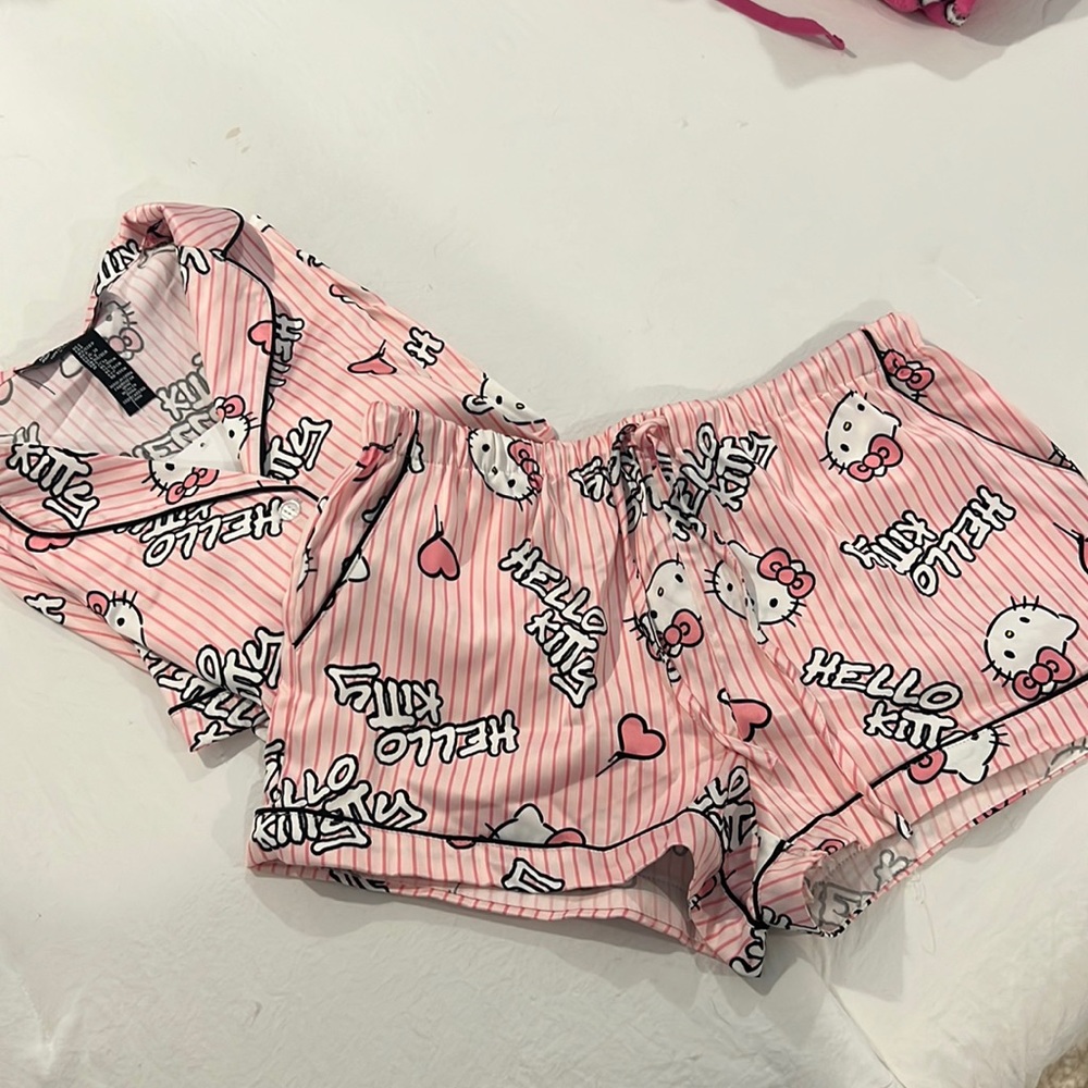 Hello Kitty F21 Satin Pajama Set